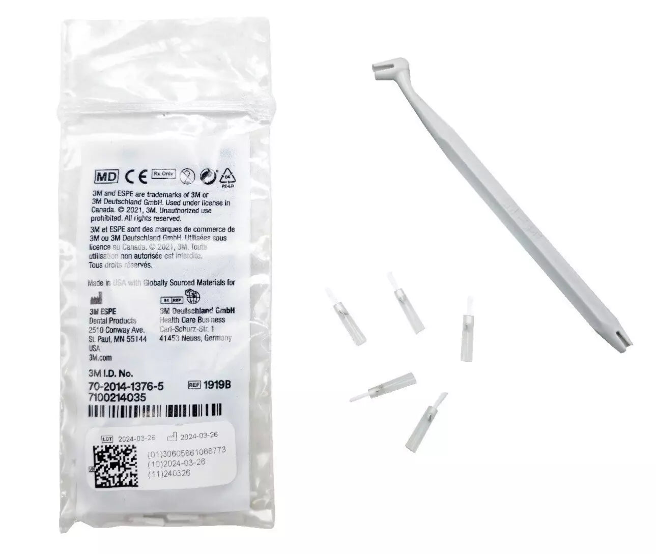 3M ESPE Disposable Brush Tips 1919B &/or 3M Handle