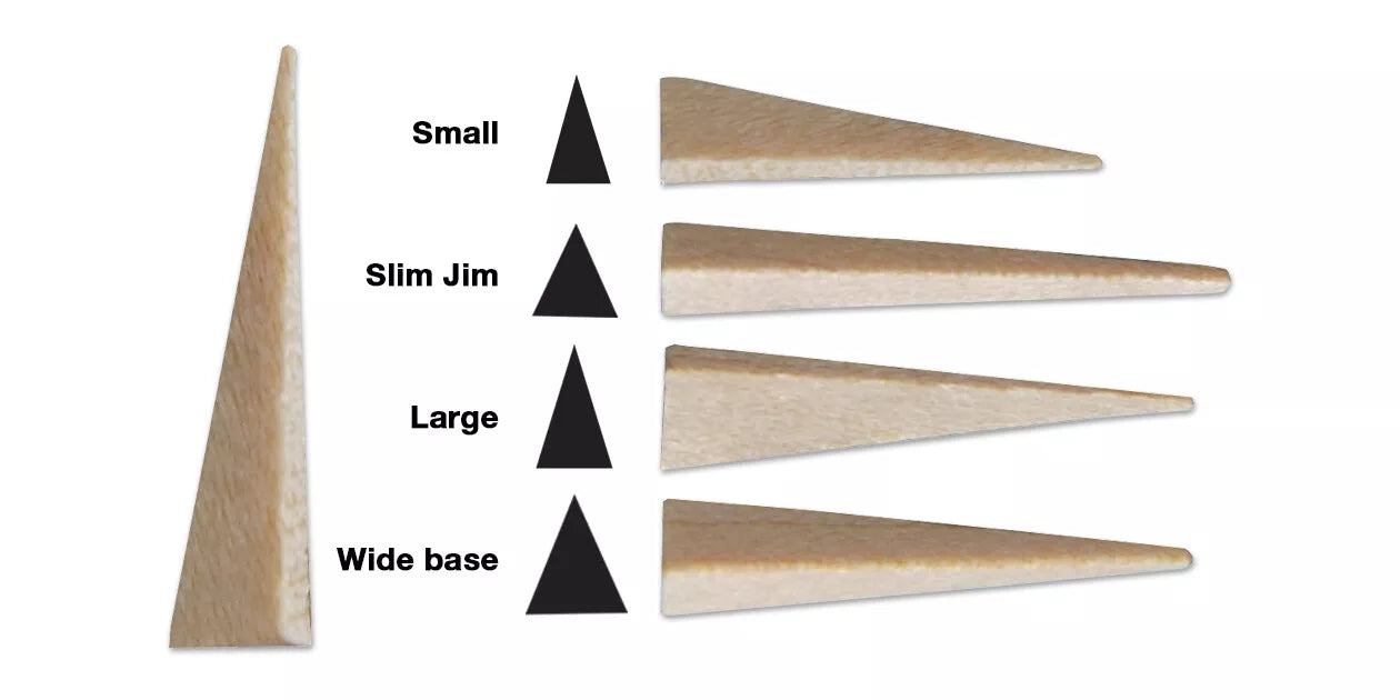 First Choice Triangular Wood Dental Wedges SLIM 500 Pack
