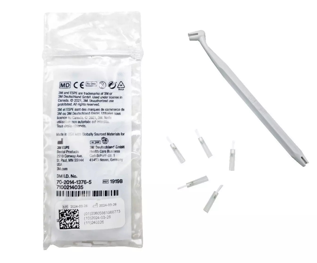 3M ESPE Disposable Brush Tips 1919B &/or 3M Handle