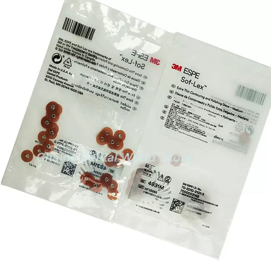 3Mâ„¢ Sof-Lex discs with extra-thin grit for precise finishing and polishing 30/pk