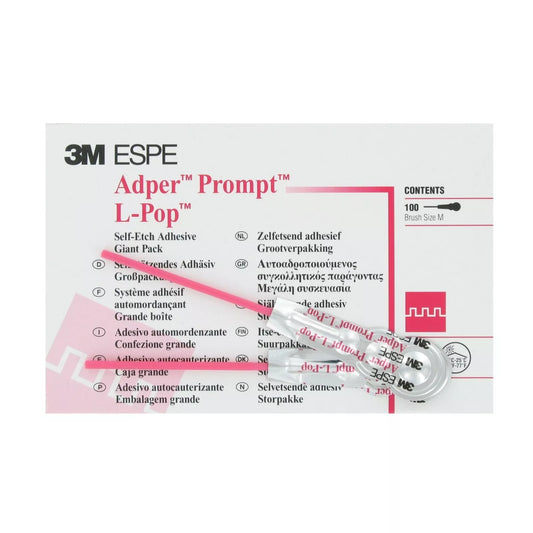 3Mâ„¢ Adperâ„¢ Promptâ„¢ L-Popâ„¢ One-step Self-Etch Adhesive Refill 10-100 applicators