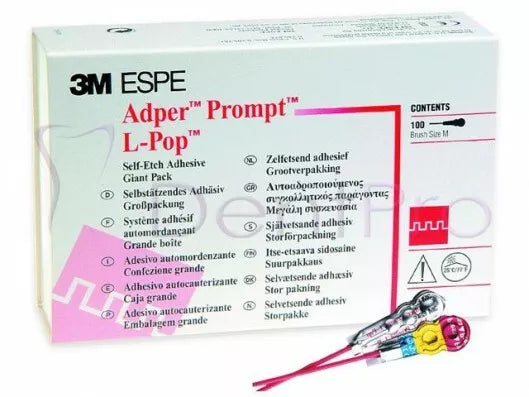 3M™ Adper™ Prompt™ L-Pop™ One-step Self-Etch Adhesive Refill 10-100 applicators