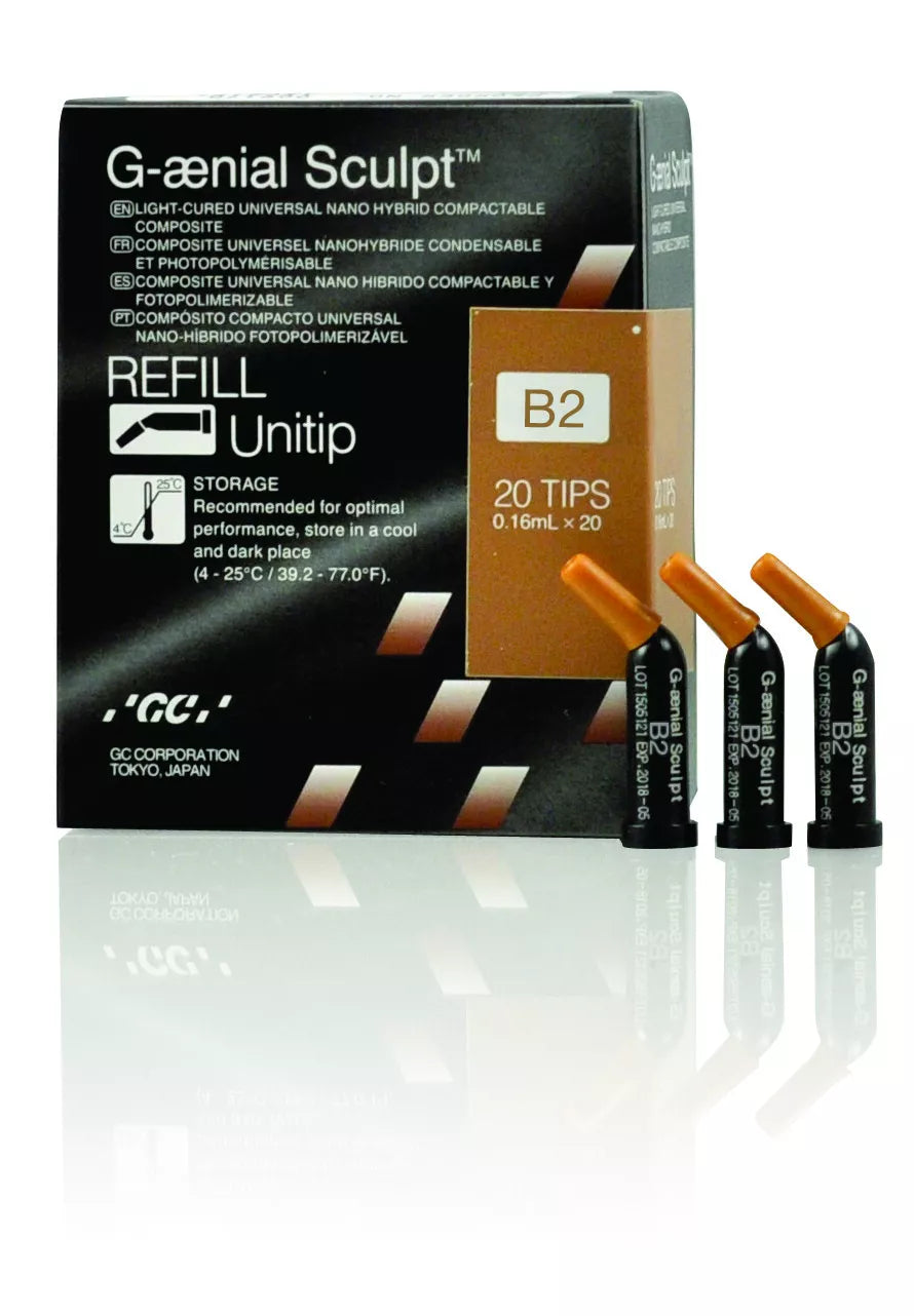 G-aenial Sculpt Universal Composite 20/ Unitip Refill GC America A4 EXP: 2020-07