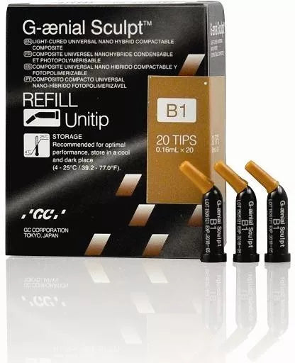 G-aenial Sculpt Universal Composite 20/ Unitip Refill GC America -EXP:2020-10