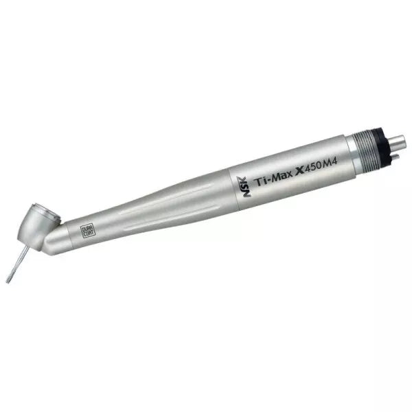 NSK Ti-Max X450 M4 Surgical 45° LED Speed Handpiece Dental Triple Water Jet 18W
