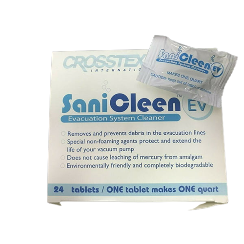 Crosstex Sanicleen Evacuation System Cleaner Tablets, 2x 24/Box