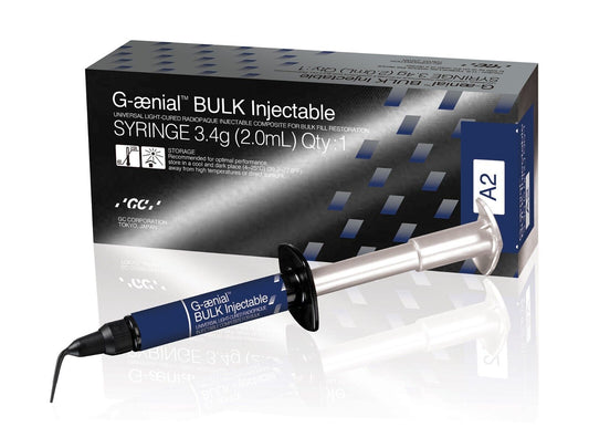 GC America G-aenial Bulk Injectable Composite Syringe, 1x 3.4g All Shades