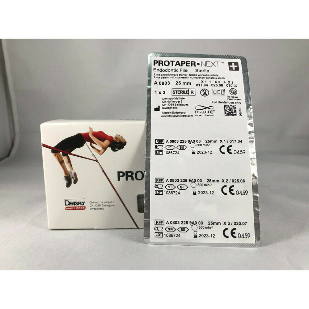 Dentsply Tulsa Protaper Next Dental Root Canal Assorted X1-X3 Files Endodontic
