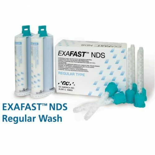 GC Exafast NDS Regular VPS Impression Material 4x48mL Cartridge + 12Tips