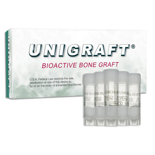 UNIGRAFT - BONE GRAFT, 200-400UM - 0.5G VIAL - 5 PACK