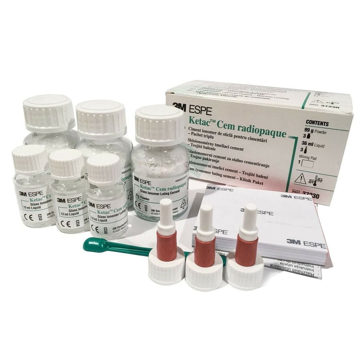 3M Ketac Cem Radiopaque Glass Ionomer Luting Dental Cement Kit