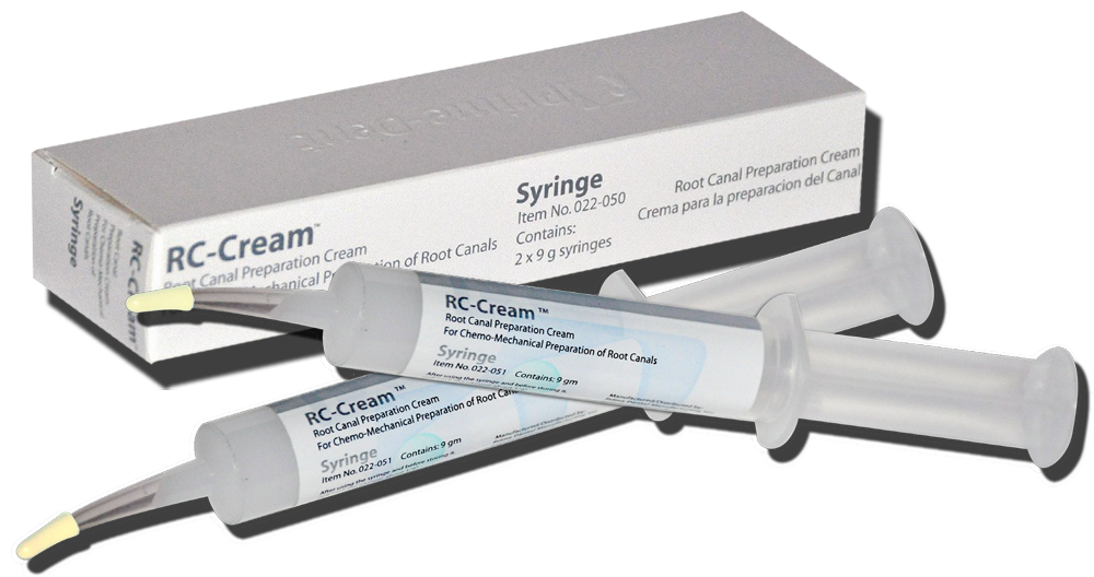 Prime-Dent Dental RC-Cream Root Canal Endodontic Prep 9gm syringe