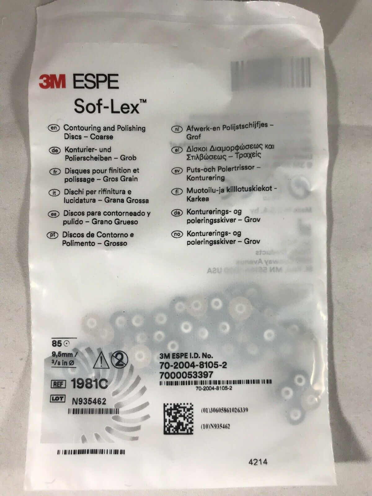 3M Sof-Lex Countouring and Polishing Disc 85pcs