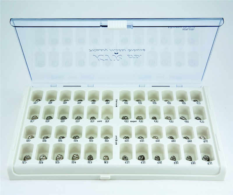 KTR Primary Pediatric Preformed Nichro Stainless Steel Molar Crowns Kit