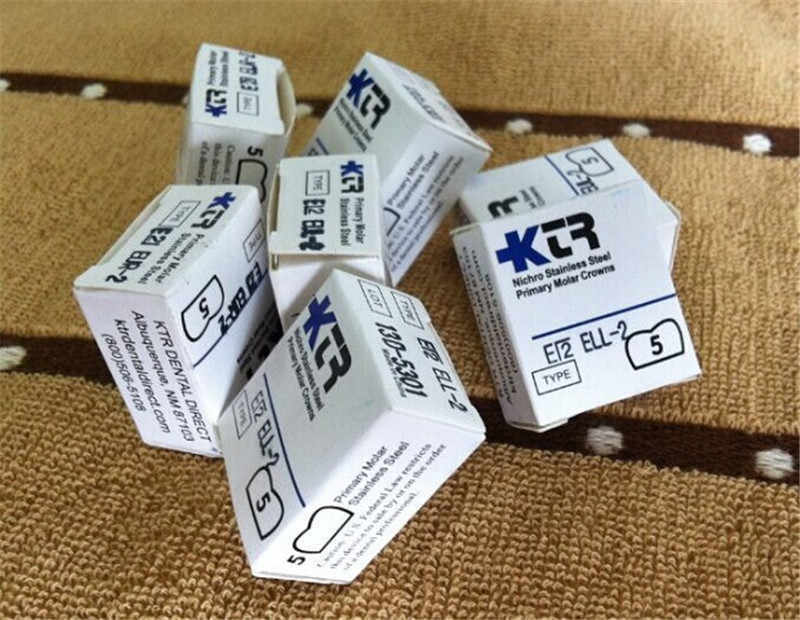 KTR Primary Pediatric Preformed Nichro Stainless Steel Molar Crowns Kit
