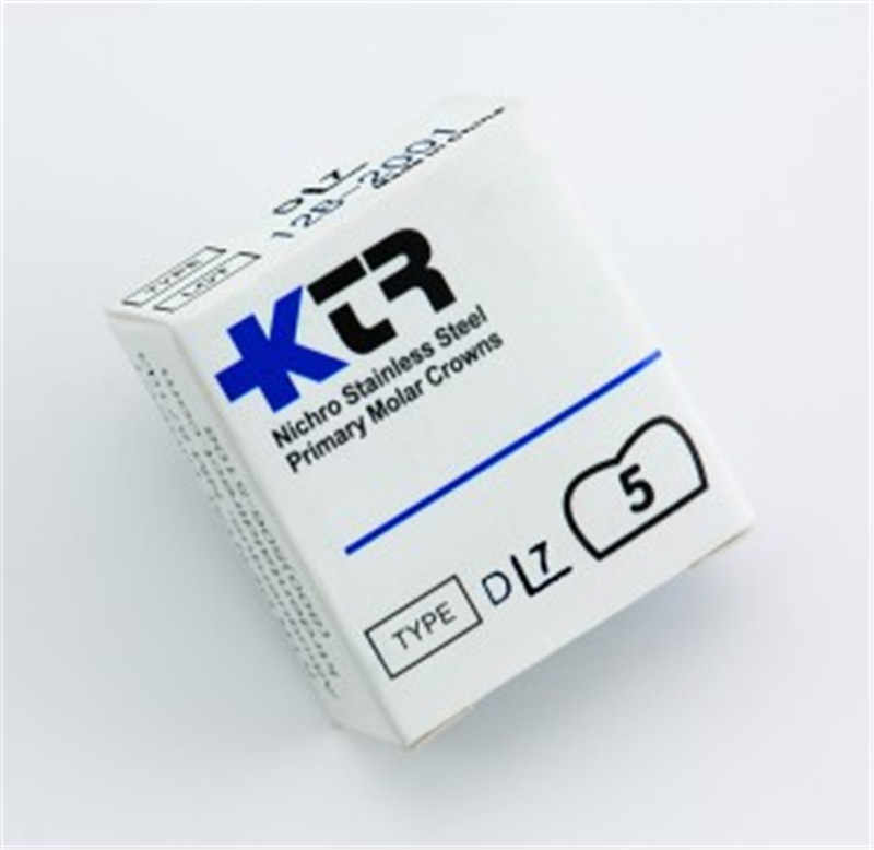 KTR Primary Pediatric Preformed Nichro Stainless Steel Molar Crowns Kit