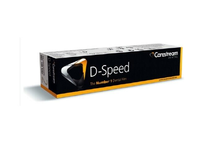 Dental Kodak Intraoral D-Speed 100 X-ray Films Carestream DF-58 Adult Size 2