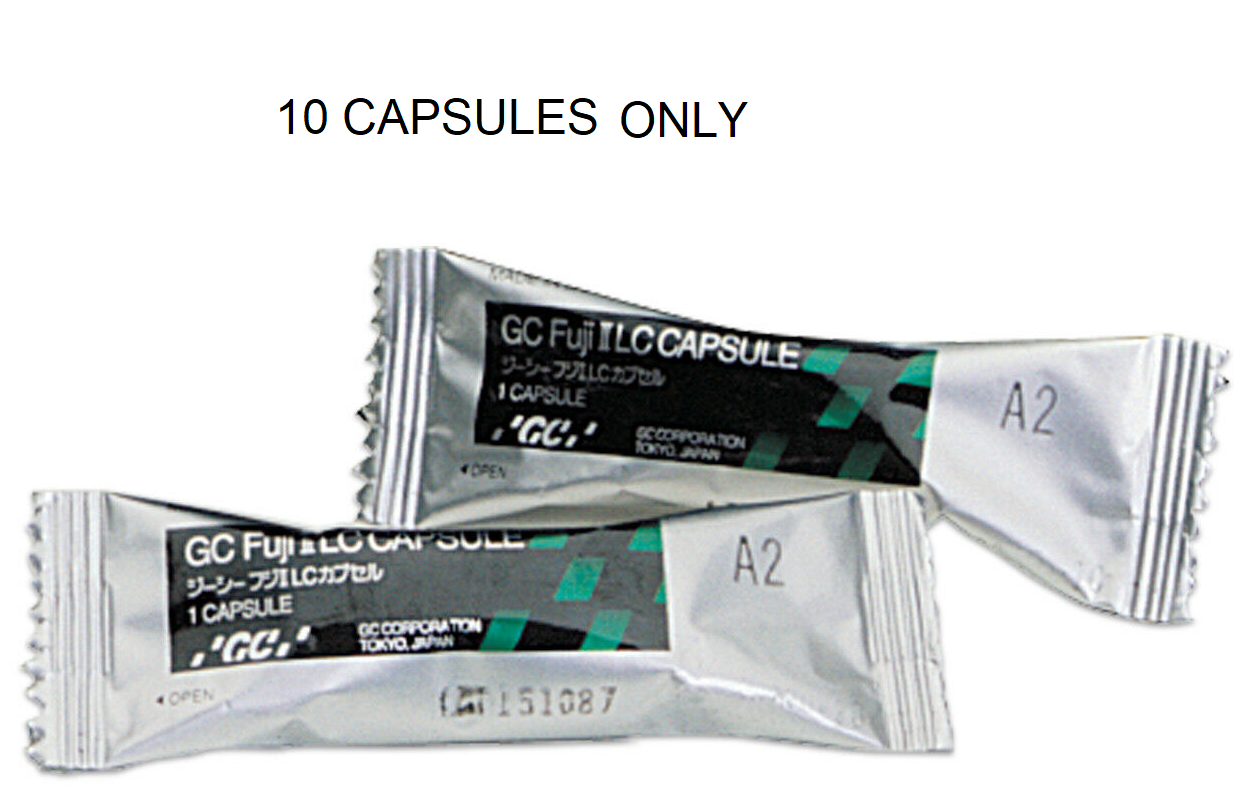 GC FUJI PLUS LUTING CEMENT YELLOW - 10 CAPSULESEXP:2024-07