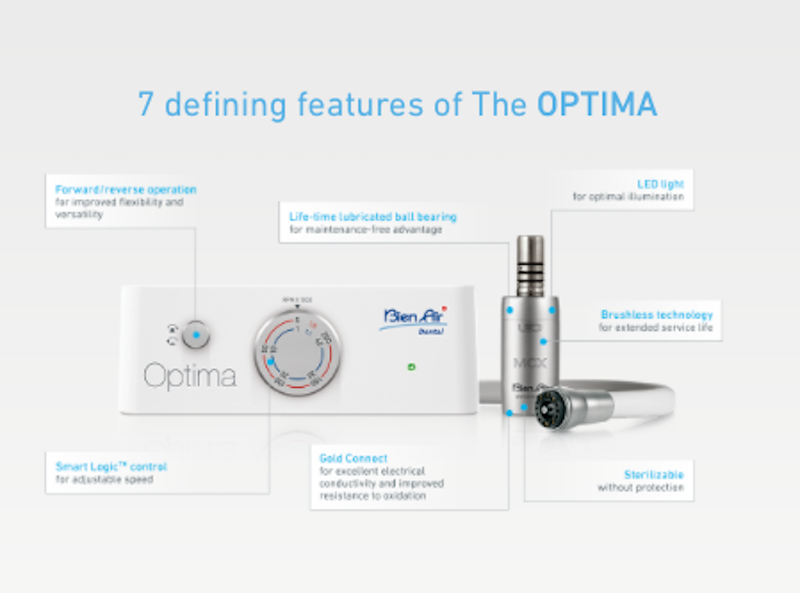 Dental External Systems – Optima Set MCX-LED w/ Transformer by Bien Air