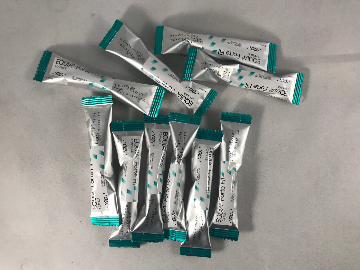 GC Equia Forte Fil Capsule BulkFill Glass Hybrid Restorative 12 caps