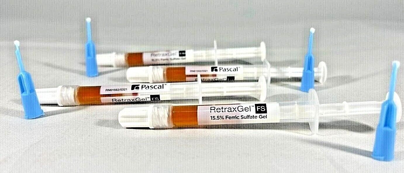 Pascal Dental Retrax® Gel AS Hemostatic Gel 15.5% Ferric Sulphate 4-12 Syringes