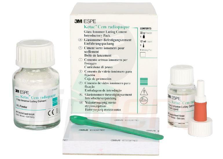 3M Ketac Cem Radiopaque Glass Ionomer Luting Dental Cement Kit