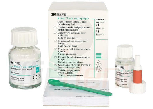 3M Ketac Cem Radiopaque Glass Ionomer Luting Dental Cement Kit