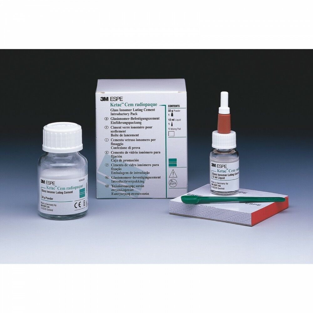 3M Ketac Cem Radiopaque Glass Ionomer Luting Dental Cement Kit