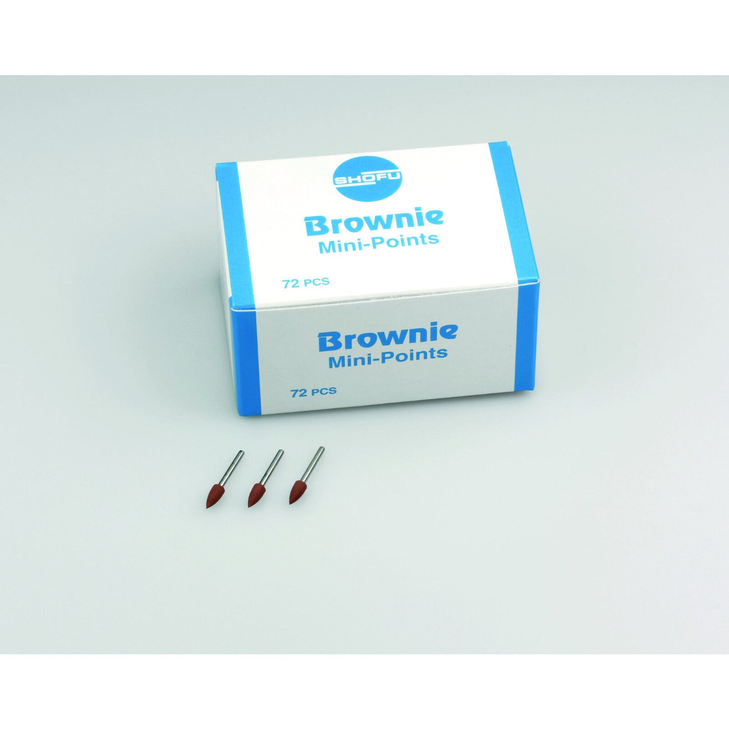 Shofu Brownie Silicon Polishers FG Pre-Polishing Mini Point 72 Count