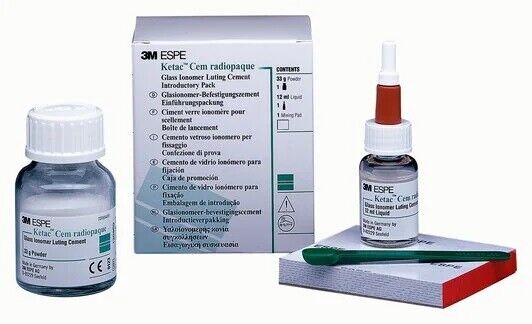 3M Ketac Cem Radiopaque Glass Ionomer Luting Dental Cement Kit