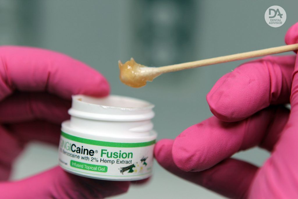 GINGICaine Fusion Topical Anesthetic 20% Benzocaine w/ 2% Hemp Extract 14gm Jars
