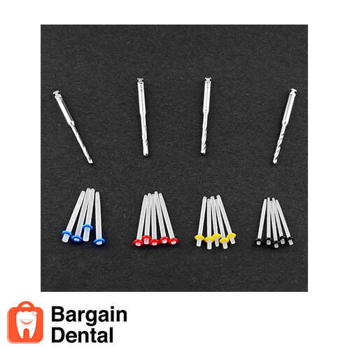 AAA Dental Oral Teeth High Intensity Fiber Resin Post & Drills Quartz