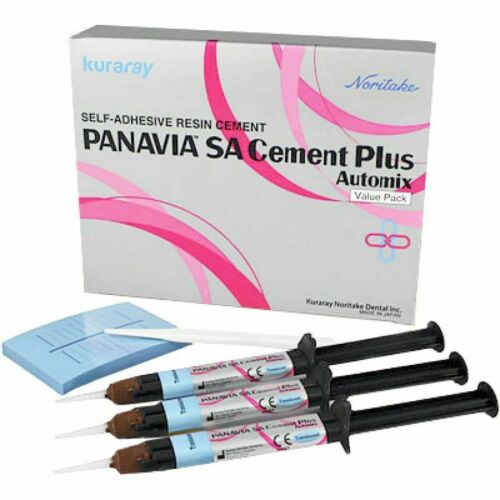 Kuraray Panavia SA Cement TRANSLUCENT Automix Self-Adhesive 3x 8.2g Value Pack