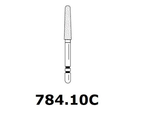 Premier Dental TWO STRIPER Diamond Round End Taper 5/PK
