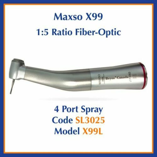 Beyes Maxso Contra Angle X99L 1:5 Quattro Spray, Fiber Optic SL3025
