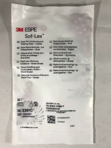 3M Sof-Lex Countouring and Polishing Disc 85pcs