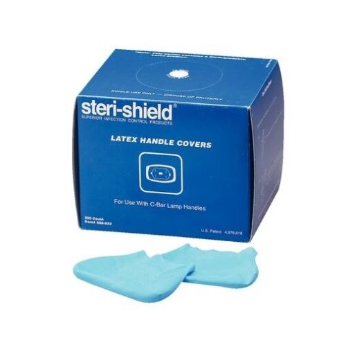 Steri-Shield C-Bar Barrier for C-Bar lamp-handles Latex Blue 250 Pack