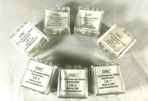 DSC Dental 1st Permanent Molar Stainless Steel 5/Pk