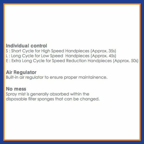 Beyes CareMaster Automatic Handpiece Maintenance 2 Turbine & 1 E-Types 110V-220V