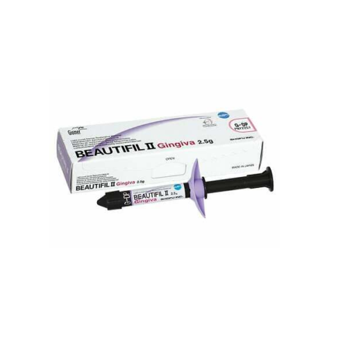 SHOFU BEAUTIFIL II Gingiva Light-Cured Dental Restorative Material 2.5gm Syringe