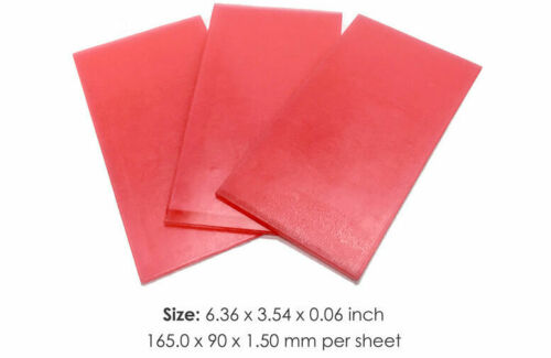 MDC Rogson, Base Plate, Set Up & All Purpose 6" x 3" Hard Pink Wax 1lb.