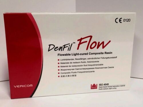 Vericom DenFil Flow Flowable Composite Shade A3 4 x 2g Syr. + 20 Tip Exp:2020-06