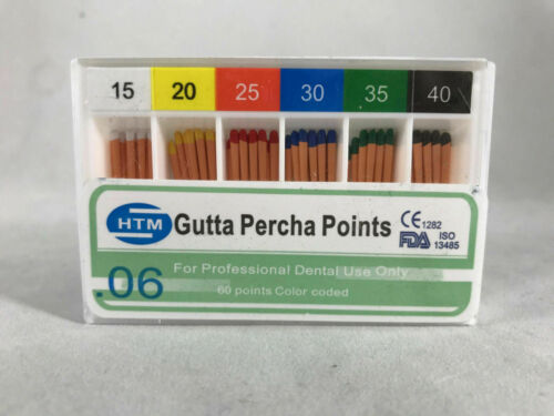 House Brand Gutta Percha Points Specially Tapered .06 300 GP points