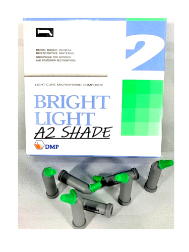 DMP Bright Light Micro Hybrid Composite Unidose Compules (0.25g X 20) A2 SHADE