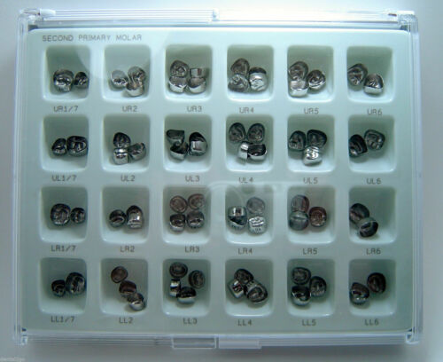 DSC Stainless Steel Primary Crowns Kit DSC High Quality Full Kit 72pc