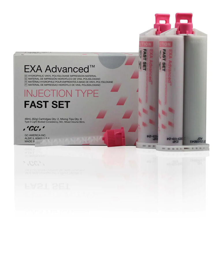 GC EXA Advanced Heavy / Injection & Reg/ Fast Set Impression Material 48mL+Tip