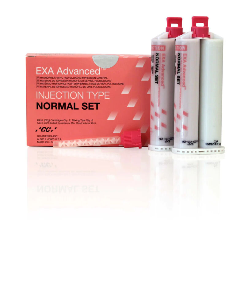 GC EXA Advanced Heavy / Injection & Reg/ Fast Set Impression Material 48mL+Tip