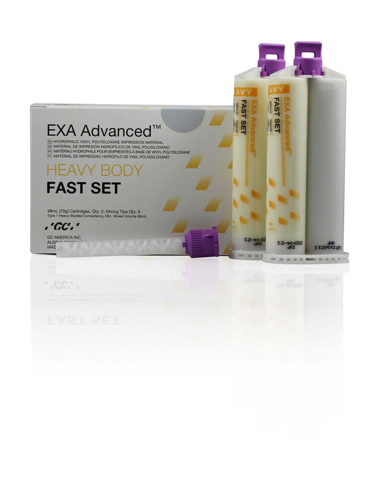 GC EXA Advanced Heavy / Injection & Reg/ Fast Set Impression Material 48mL+Tip