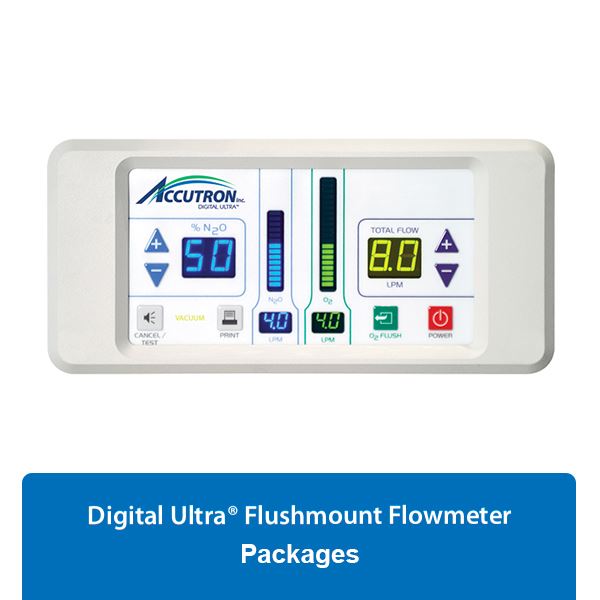 Accutron Digital Ultra Flushmount Flowmeter w/ Pre-Install Kit Packages