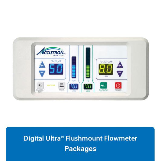 Accutron Digital Ultra Flushmount Flowmeter w/ Pre-Install Kit Packages